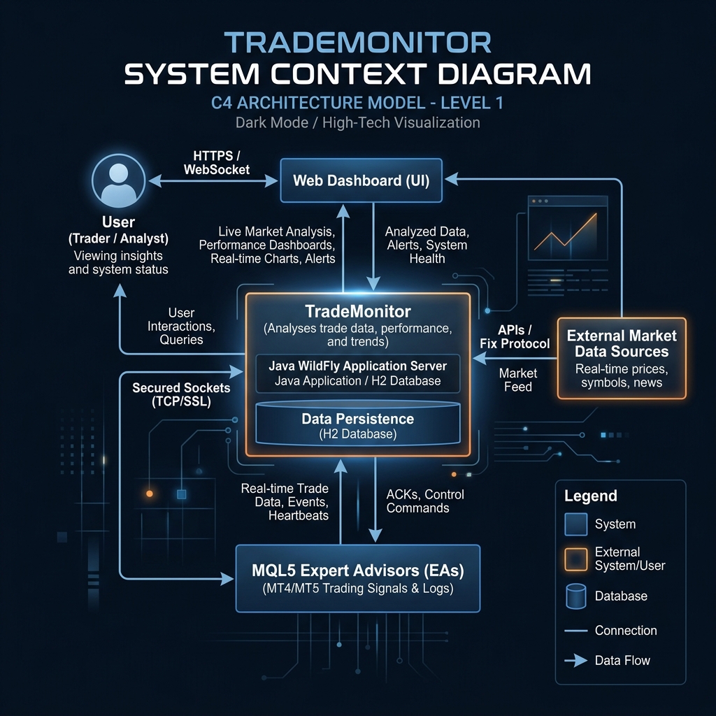 C4 Architecture Diagram TradeMonitor