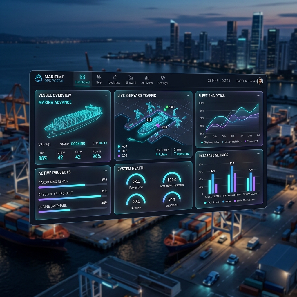 Werft Demo – Maritime Systems & Solutions